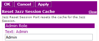Figure 2: Editor for Jazz Reset Session